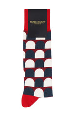 Immaculate Vegan - Peper Harow Ouse Men's Socks - Red