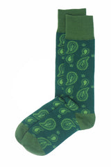 Immaculate Vegan - Peper Harow Paisley Men's Socks - Green