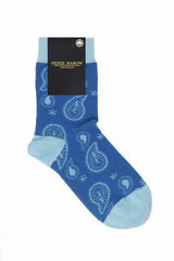 Immaculate Vegan - Peper Harow Paisley Women's Socks - Blue