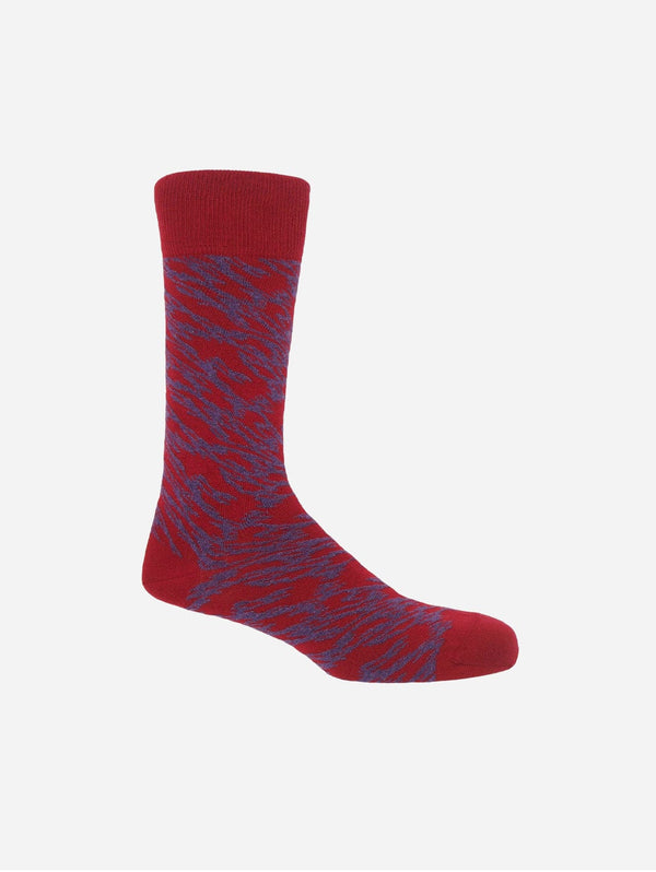 Peper Harow Pandemonium Men's Organic Cotton Socks | Red