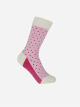 Immaculate Vegan - Peper Harow Pin Polka Women's Organic Cotton Socks | Pink