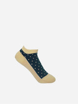 Immaculate Vegan - Peper Harow Polka Women's Organic Trainer Socks | Beige