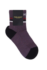 Immaculate Vegan - Peper Harow Quarter Crew Organic Men's Sport Socks - Mauve