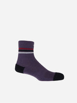 Immaculate Vegan - Peper Harow Quarter Crew Men's Organic Cotton Trainer Socks | Mauve