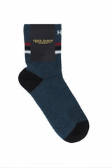 Immaculate Vegan - Peper Harow Quarter Crew Organic Men's Sport Socks - Navy