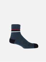 Immaculate Vegan - Peper Harow Quarter Crew Organic Men's Sport Socks - Navy