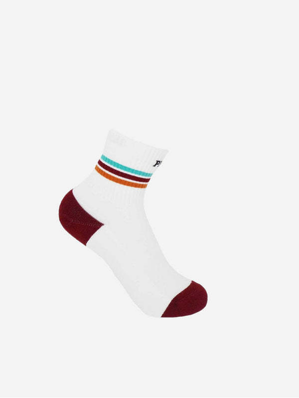 Peper Harow Quarter Crew Women's Organic Cotton Trainer Socks | White