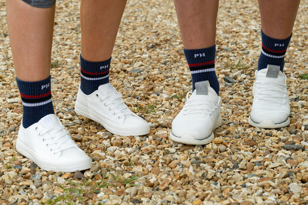 Quarter Crew Men’s Organic Cotton Striped Socks Bundle | Multiple Colours