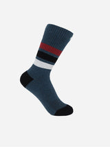 Immaculate Vegan - Peper Harow Striped Women's Organic Cotton Trainer Socks | Navy