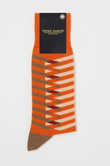 Immaculate Vegan - Peper Harow Symmetry Organic Men's Socks - Orange