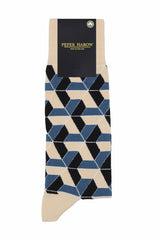 Immaculate Vegan - Peper Harow Vertex Men's Socks - Beige