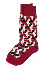 Immaculate Vegan - Peper Harow Vertex Men's Socks - Red