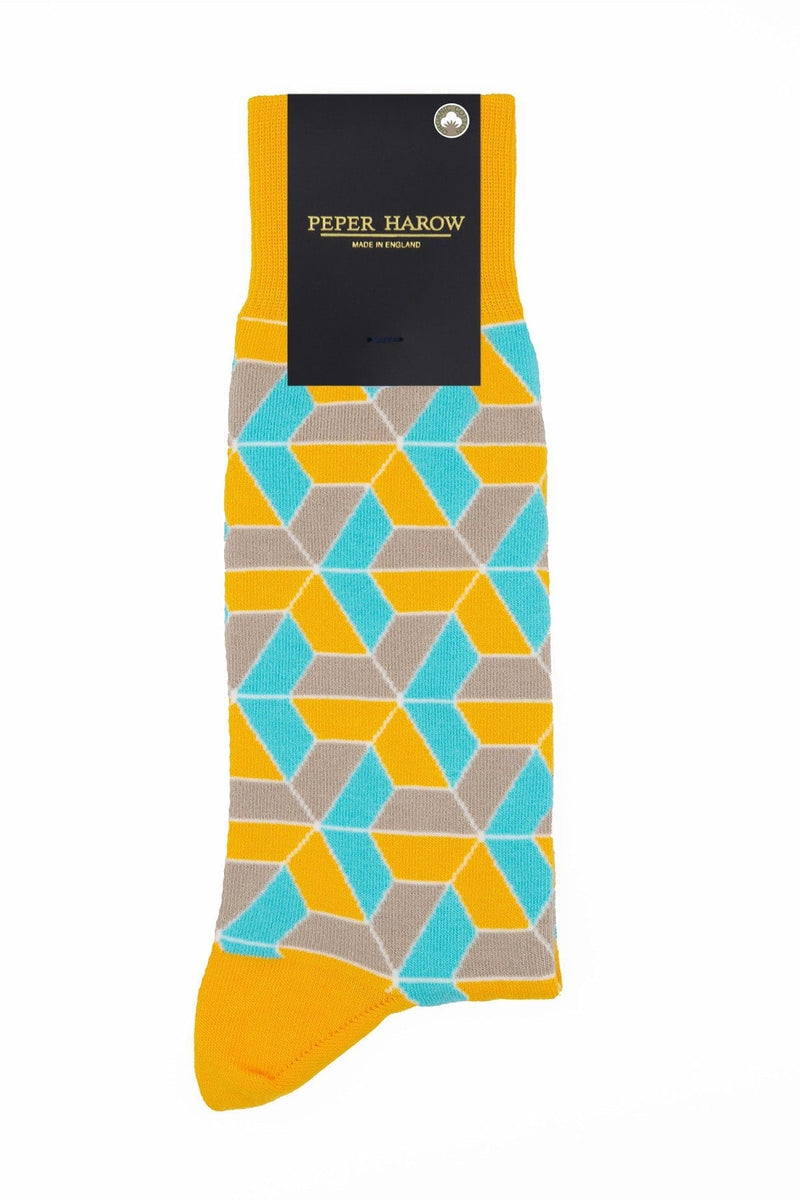 Peper Harow Vertex Men's Socks - Yellow