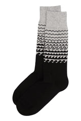 Immaculate Vegan - Peper Harow Wave Men's Socks - Grey