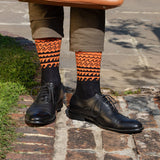 Immaculate Vegan - Peper Harow Wave Men's Socks - Orange