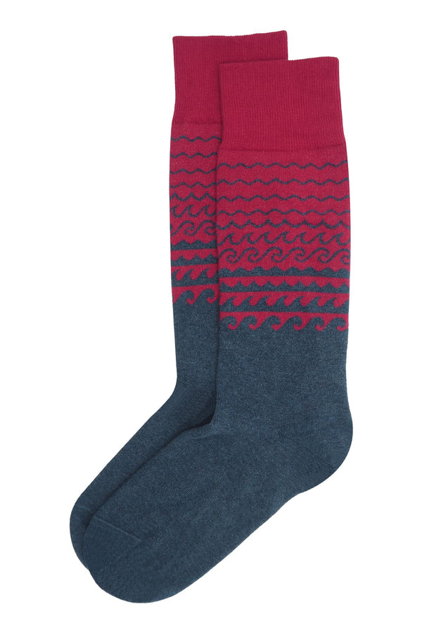 Peper Harow Wave Men's Socks - Red