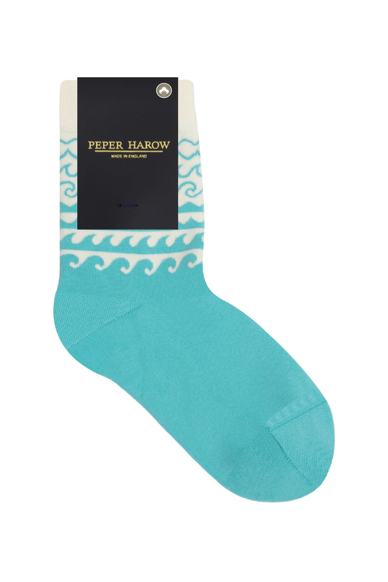 Peper Harow Wave Women's Socks - Cream