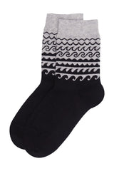 Immaculate Vegan - Peper Harow Wave Women's Socks - Grey