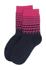 Immaculate Vegan - Peper Harow Wave Women's Socks - Pink