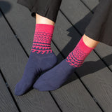 Immaculate Vegan - Peper Harow Wave Women's Socks - Pink