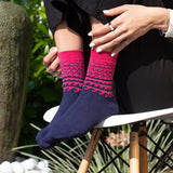 Immaculate Vegan - Peper Harow Wave Women's Socks - Pink