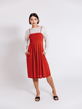 Immaculate Vegan - PLC Day & Night Lenzing Vegan Dress | Indian Red