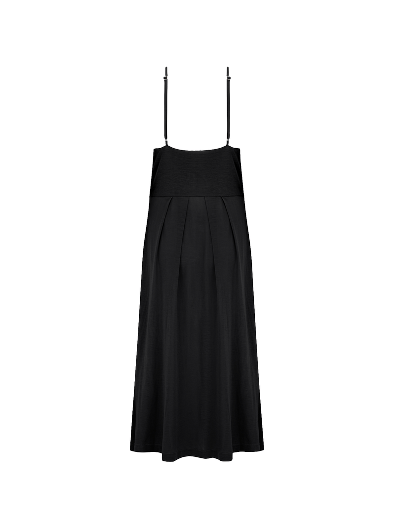 PLC Day & Night Lenzing Vegan Dress | Jet Black