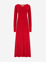 Immaculate Vegan - PLC Organic Vegan Velour Dress | Scarlet Red S / Scarlet Red