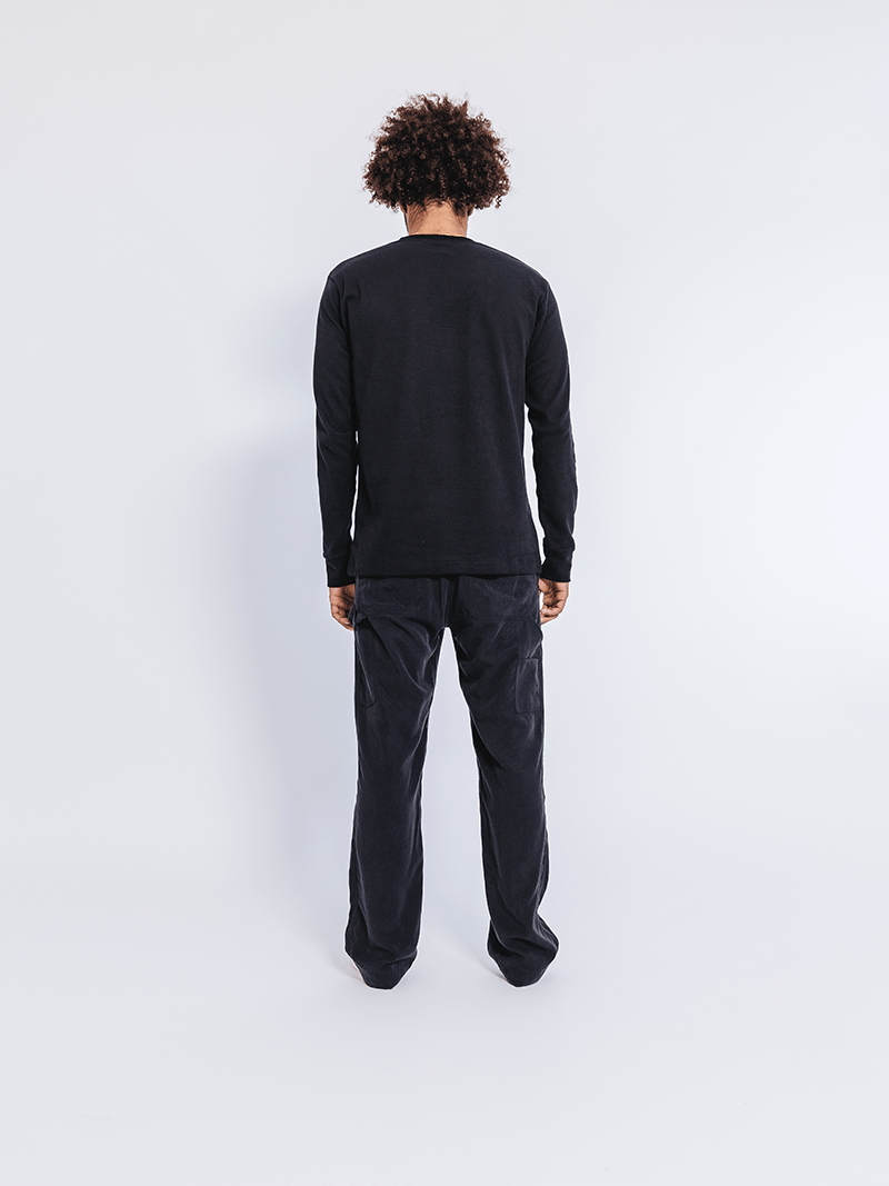 PLC Tencel Unisex Cargo Trousers | Jet Black