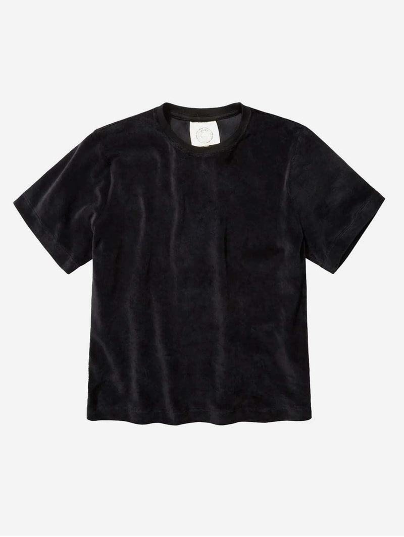 PLC Organic Unisex Velour Vegan T-Shirt | Jet Black XL / Jet Black