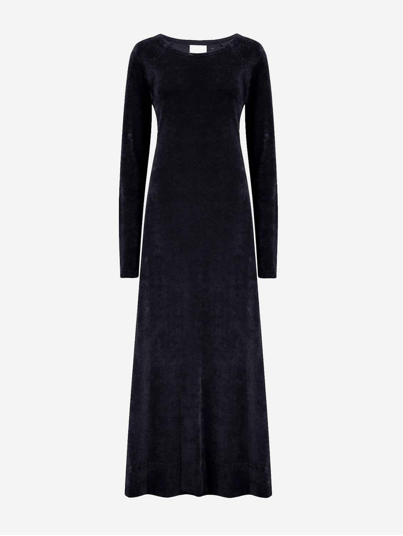 PLC Organic Vegan Velour Dress | Jey Black XL / Jet Black