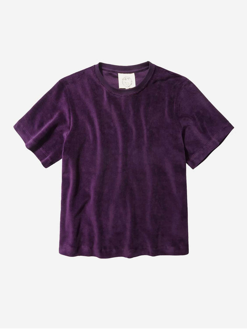 PLC Organic Unisex Velour Vegan T-Shirt | Royal Purple XL / Royal Purple