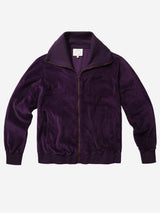 Immaculate Vegan - PLC Organic Unisex Velour Zip Jumper | Royal Purple XS / Royal Purple