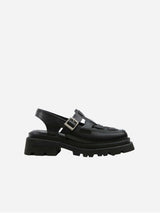 Immaculate Vegan - PREV Dorothy Apple Leather Vegan Platform Shoes | Black