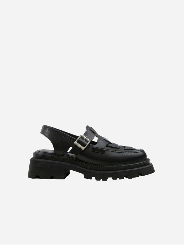 PREV Dorothy Apple Leather Vegan Platform Shoes | Black