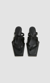 Immaculate Vegan - PREV Karel Vegan Apple Leather Mules | Black