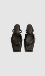 Immaculate Vegan - PREV Karel Vegan Apple Leather Mules | Brownie