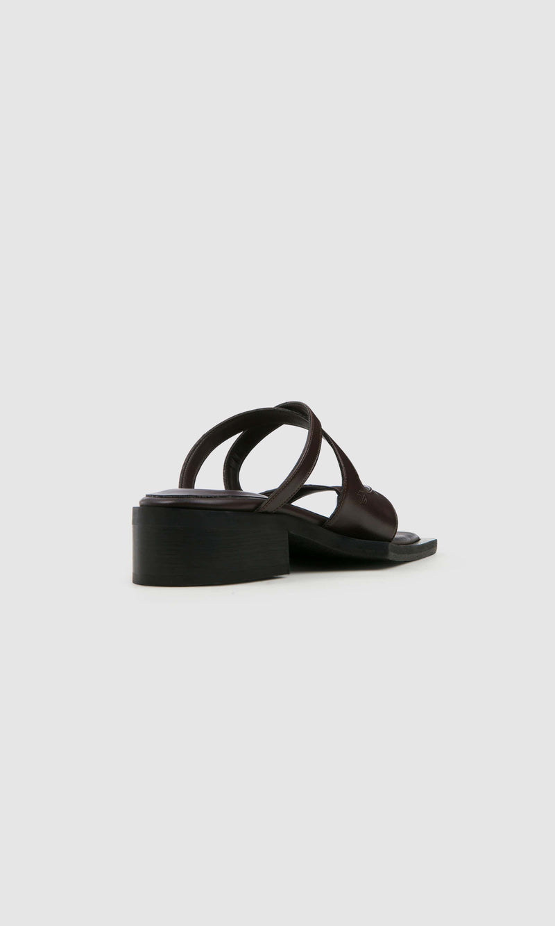 PREV Karel Vegan Apple Leather Mules | Brownie