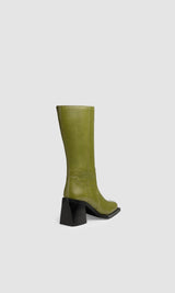 Immaculate Vegan - PREV Karel X Plus Vegan Apple Leather Calf Boots | Rosemary