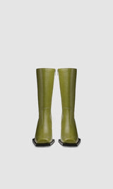 Immaculate Vegan - PREV Karel X Plus Vegan Apple Leather Calf Boots | Rosemary