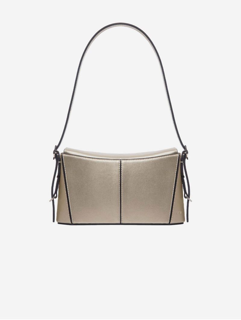 PREV Kiara Women's Apple Leather Vegan Mini Bag | Champagne