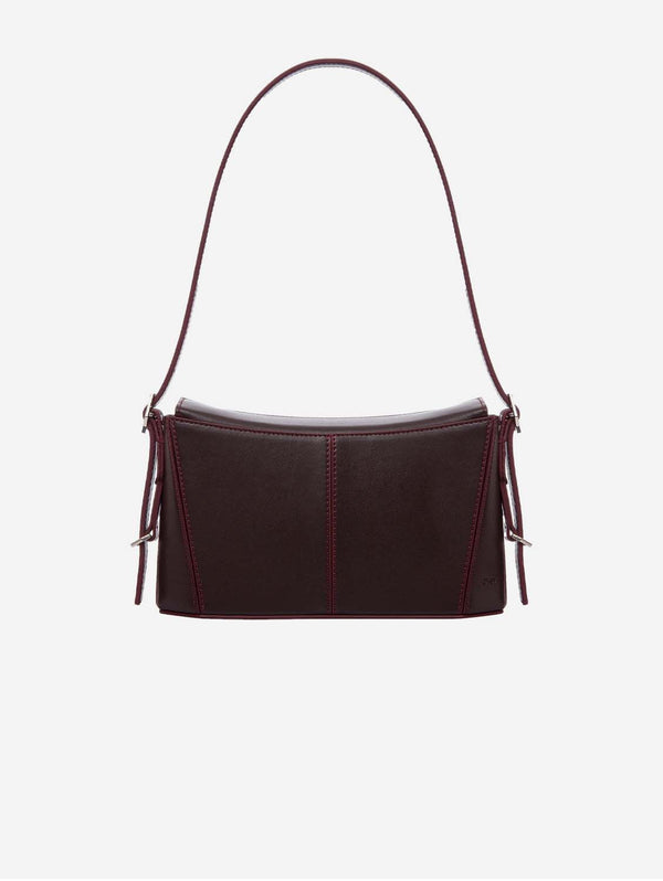 PREV Kiara Women's Apple Leather Vegan Mini Bag | Cherry Brownie