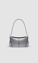 Immaculate Vegan - PREV Kiara Women's Apple Leather Vegan Mini Bag | Silver