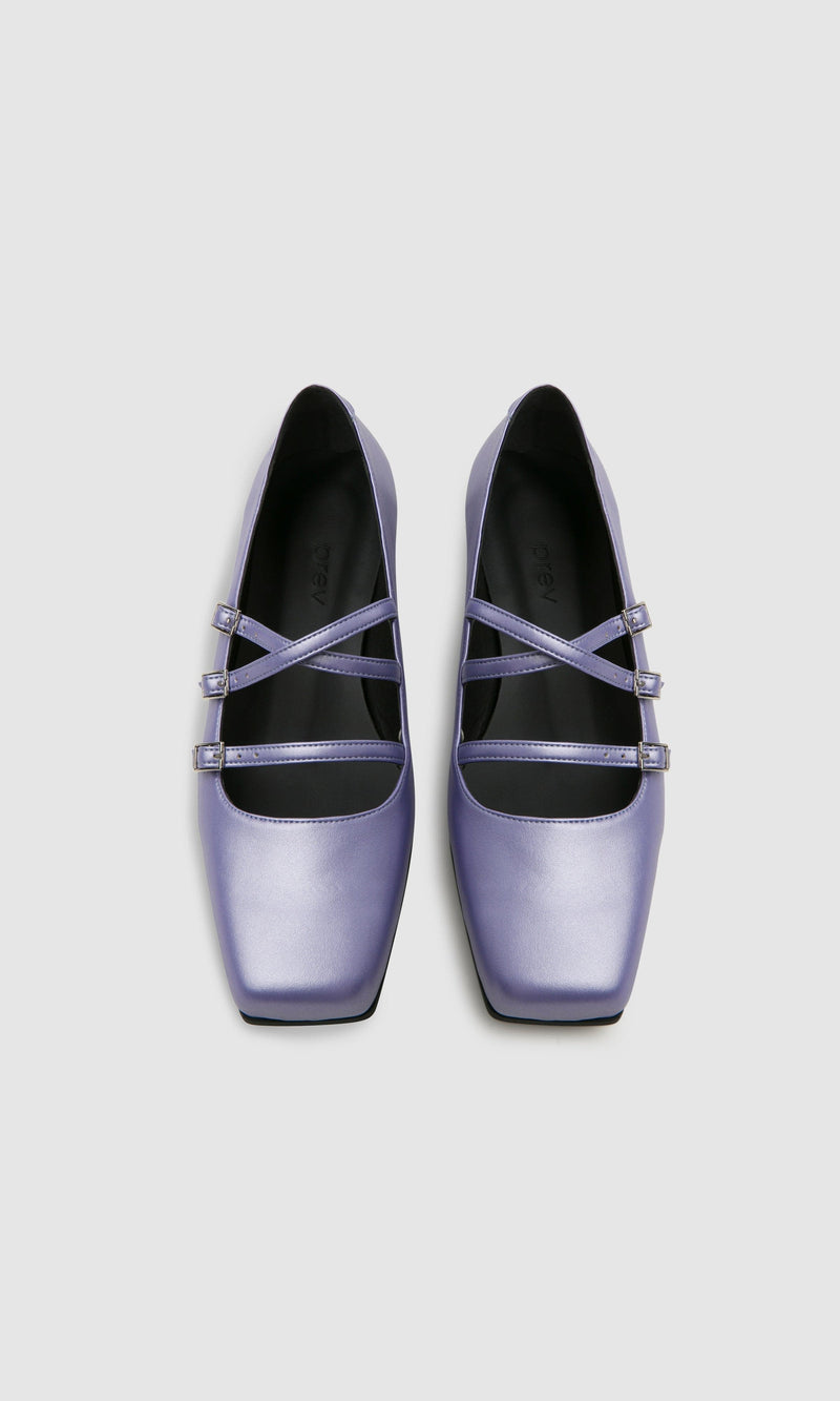 PREV Maria II Apple Leather Vegan Pumps | Lilac