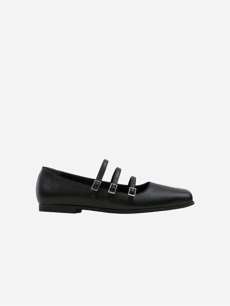 PREV Maria II Vegan Apple Leather Ballet Flats | Black UK3 / EU36 / US5