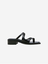 Immaculate Vegan - PREV Karel Vegan Apple Leather Mules | Black UK7 / EU41 / US9