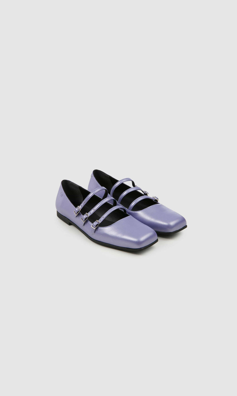 PREV Maria II Apple Leather Vegan Pumps | Lilac UK7 / EU41 / US9