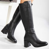 Immaculate Vegan - Prologue Shoes Adele - Black Knee High Boots