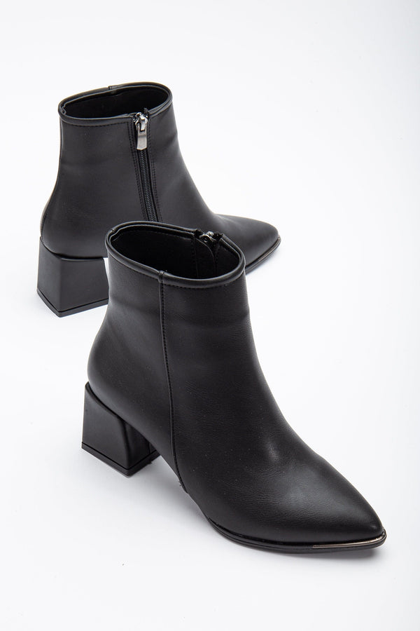 Prologue Shoes Anette - Black Ankle Boots, Black Booties