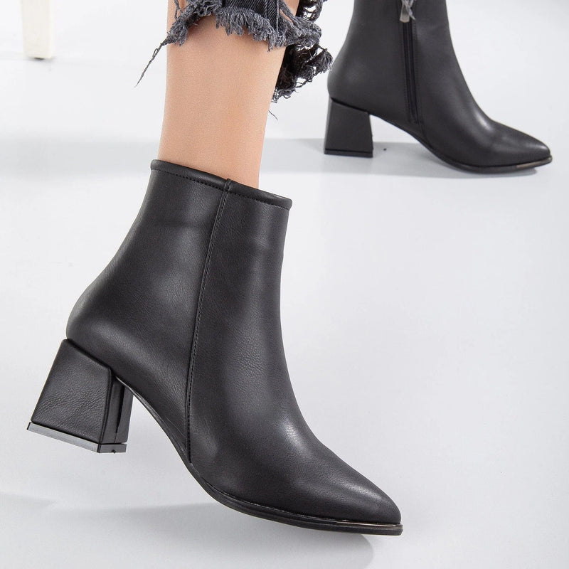 Non leather shop ankle boots